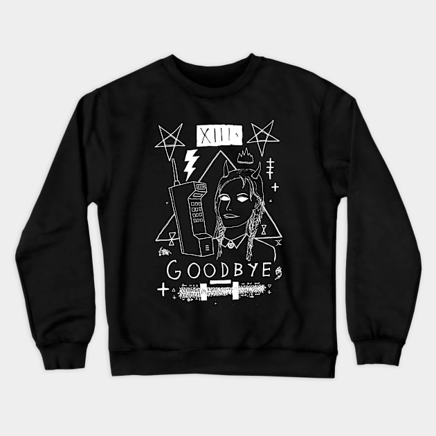 Goodbye Crewneck Sweatshirt by occultfx